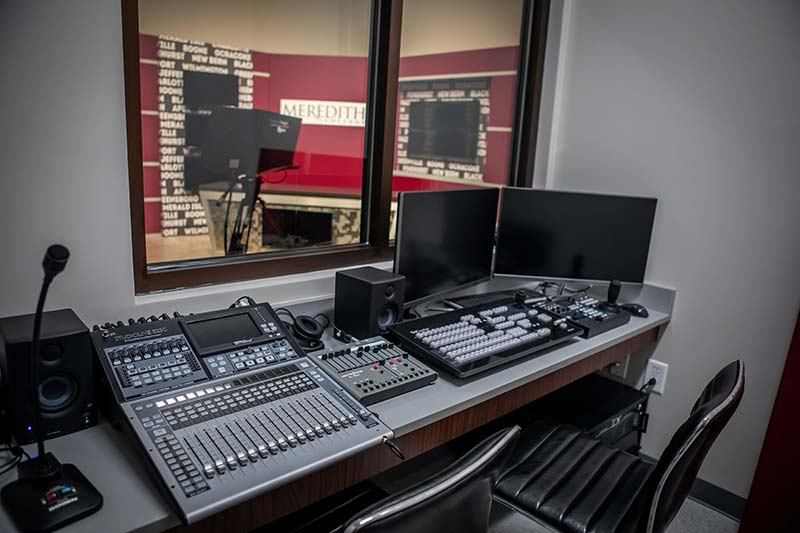 Communications Building Editing Room.